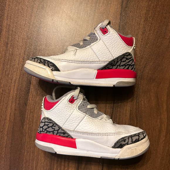 Nike air Jordan 3 retro fire 8C - Picture 2 of 4